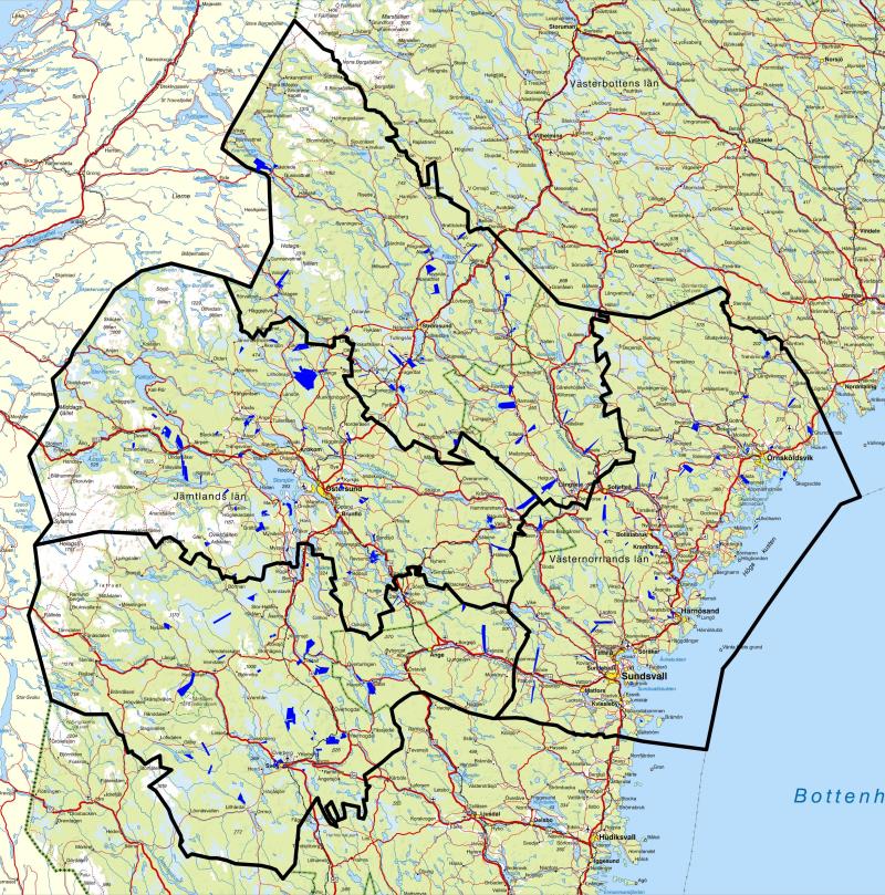 Härnösand Karta - Karta Over Harnosand 1640 : Med vägbeskrivning